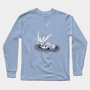 Origami Cranes Long Sleeve T-Shirt